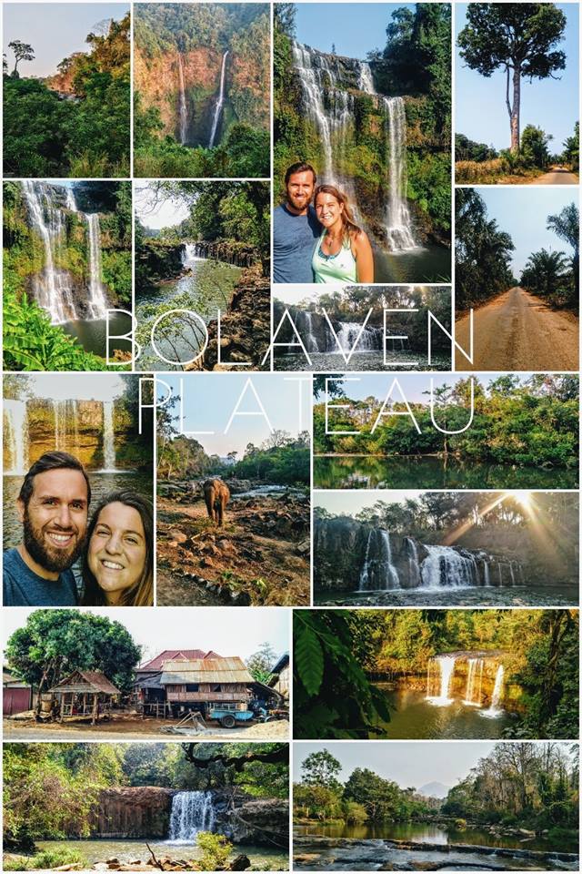 Beatifull nature and waterfalls in the Bolaven Plateau